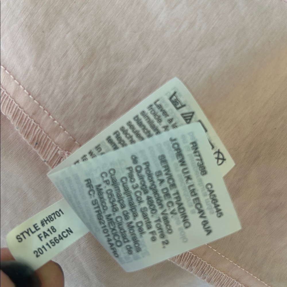 J. Crew Light Pink Hooded Utility Jacket - Picture 4 of 16